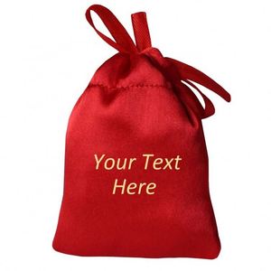 Pochettes d'emballage personnalisées en gros pour bijoux, sacs cadeaux à cordon, sacs en soie pour perruques et mèches de cheveux - Product Image 2