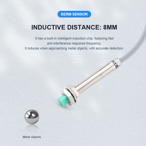 BERM M8 Naderingsschakelaar 24V DC Twee/driedraads NPN PNP Normaal open LJ8A3-2-Z/BX Inductieve metaalsensor 2MM detectiebereik - Product Image 3