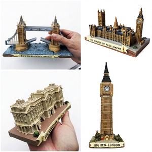 Londres, Royaume-Uni, artisanat décoratif en résine créative, <span class=keywords><strong>Tower</strong></span> <span class=keywords><strong>Bridge</strong></span>, Buckingham Houses, Parlement, <span class=keywords><strong>Big</strong></span> <span class=keywords><strong>Ben</strong></span>, ornements architecturaux 3D - Product Image 1