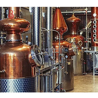 Boben 100L 200L 300L Équipement de distillation en cuivre, Machine à vin, Chaudière de distillation, Distillateur de liqueur, Alambic