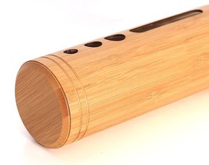 Bouteille en verre ronde personnalisée CW B500 de 550 ml avec bouchon à vis en bois de bambou, impression sérigraphique pour jus et boissons - Product Image 3