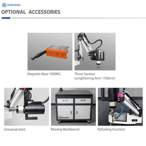 M3 M10 personalizou a máquina elétrica do rosqueamento e do rosqueamento Máquina de rosqueamento vertical automática do servo motor com tensão do PLC 220V - Product Image 6