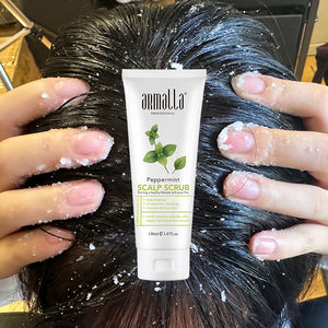 Custom Logo Private Label Head Detox Scalp Treatment Peppermint <strong>Sea</strong> Salt Hair Care Scalp Scrub <strong>Shampoo</strong> - Product Image 1