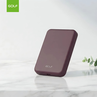 Mini chargeur portable à affichage LED magnétique, batterie au lithium, vente en gros OEM, PD 20W, charge rapide sans fil, batterie externe 5000mAh