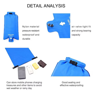 <span class=keywords><strong>Matelas</strong></span> pneumatique gonflable isolé, léger, portable, imperméable, pliable, classique, luxueux, toutes saisons, design innovant, facile à utiliser - Product Image 4