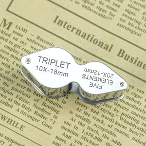 MG22181 Dual Eye <strong>Lens</strong> Jeweller Loupe , Foldable 20x 10x Diamond Loupe - Product Image 4