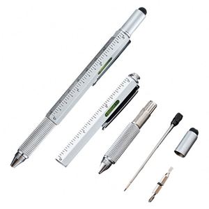 High Quality Multifunctional 6 in 1 Multi-<b>tool</b> Purpose <b>Tool</b> Pen <b>Metal</b> for Men Women - Product Image 3