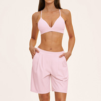 Vêtements personnalisés, shorts de sport de haute qualité pour femmes, ensemble de soutien-gorge de sport, vêtements de sport, tenue de yoga, taille plus, durable