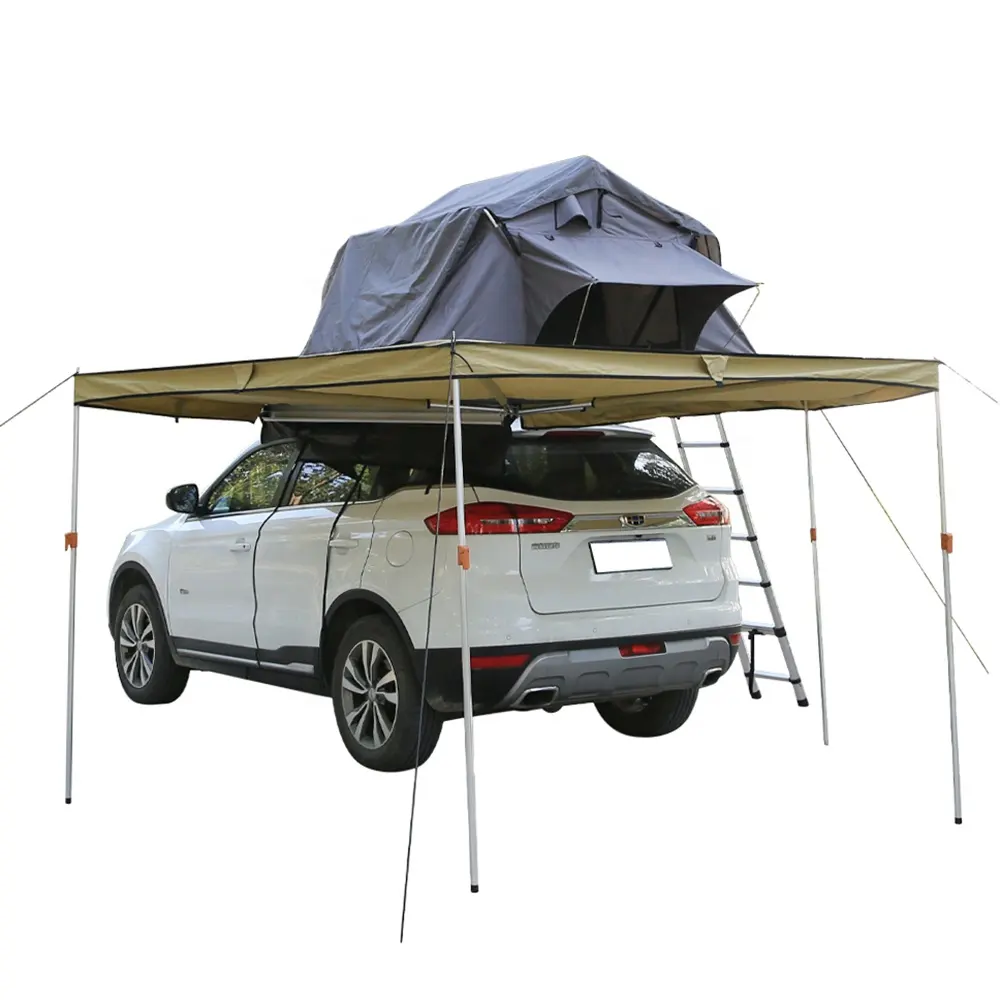 자동 캠핑 텐트 트레일러 자동차 지붕 4WD 4X4 캠핑 270 텐트 2m 자동차 사이드 천막
