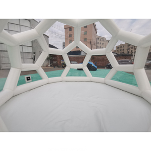 4 Meters Diameter Starry Night Inflatable Football <strong>Bubble</strong> <strong>Tent</strong> for Wild Camping From Sino Inflatable Factory - Product Image 5