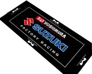 Tapis de sol pour garage moto 78,7x29,5 pouces, lavable, antidérapant, absorbant l'huile, avec support en caoutchouc, adapté aux animaux domestiques, résistant aux taches, pour la maison et le golf - Product Image 1