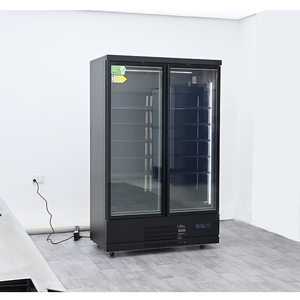 Refrigerador/Congelador Vertical Comercial de Alta Calidad para Tiendas de Conveniencia, con Puerta de Vidrio y Ventilación R290 para Exhibición de Bebidas - Product Image 2