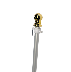 Высококачественный алюминиевый флагшток с национальным флагом, 8 футов, идеально подходит для конференц-залов - Product Image 2