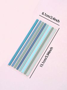 160 Hojas de Notas Adhesivas Ultrafinas Color Morandi, Etiquetas Autoadhesivas de PET para Marcar y Organizar, 1 Tarjeta con Combinación de N Veces Reutilizables - Product Image 3