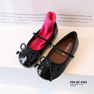 Scarpe da principessa da ragazza sandali primavera e autunno nuove scarpe Color caramella con fiocco - Product Image 4