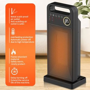 Nuevo Calentador Digital Portátil con Temporizador, Calentador PTC Doméstico Vertical, Ahorro de Energía, Control Remoto, Ventilador, Calentador Termoeléctrico Estático - Product Image 5