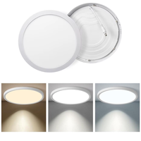 Luz de Techo LED Empotrable IP44 de 5 Pulgadas, Luz Blanca Fría de 4000k a 6500k, para el Hogar, Iluminación Interior Moderna, 5w 9w 12w 18w 24w