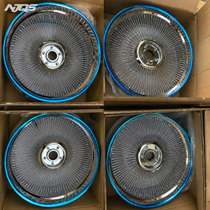 NJQS Chrom 26 Zoll Speichenräder, 24 Zoll Tiefbettfelgen, Drahtspeichenräder - Product Image 5