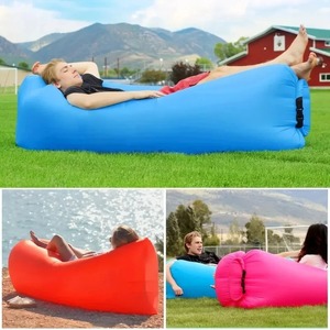 Lazyman Inflatable <b>Sofa</b> Air <b>Bed</b> Air Cushion Outdoor Portable Recliner Single or Double <b>Folding</b> <b>Bed</b> Pillow Model - Product Image 4