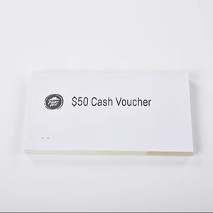 Fabricant en gros de bons en papier sans bois imprimés personnalisés avec estampage à chaud 100% fabriqués en Chine - Product Image 2