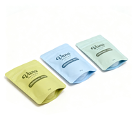Sacs d'emballage sous vide biodégradables verts biologiques 30g/50g en PE et feuille d'aluminium refermables avec fermeture éclair pour sachets de thé Matcha