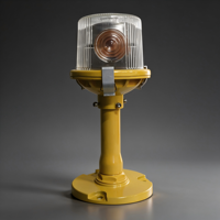 Lumière de bordure de piste bidirectionnelle à haute intensité 6,6A avec lampe halogène pour système d'éclairage aéroportuaire