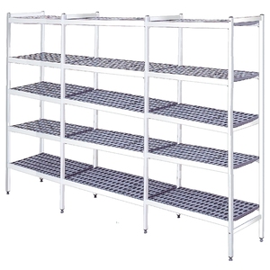 EURAST 3735x370x1700mm Équipement de réfrigération avec étagères en duraluminum à 5 niveaux - Product Image 1