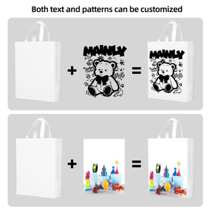 Hot cách nhấn không dệt túi trong kho may nhiệt túi in ấn logo Quà Tặng mua sắm Túi Phim không dệt vải túi xách - Product Image 3