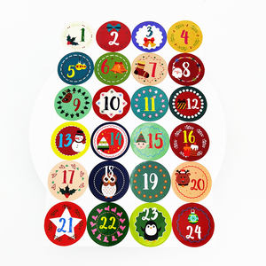 Pegatinas Digitales Navideñas Personalizadas, Autoadhesivas, Circulares, para Sellado, Pegatinas para Regalos Navideños, OEM - Product Image 6