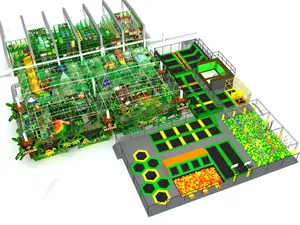 2024 Desenho livre labirintos equipamentos de playground interno de parque temático comercial da selva Parque temático da selva