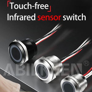 Không thấm nước cảm biến hồng ngoại push button chuyển IP68 19/22 Mét momentary kim loại thép không gỉ chuyển đổi điện không tiếp xúc chuyển đổi - Product Image 2