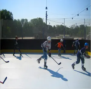 Plaques de glace en UHMWPE étanches OEM pour patinoire artificielle Sports PE Plaques de patinoire de hockey pour curling sur glace synthétique