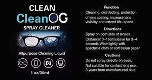 Kit de nettoyage de vitres et de lentilles 2-en-1 Bestclean, anti-buée, 30 ml, flacon en plastique inodore, chiffon en microfibre personnalisable, option logo - Product Image 5