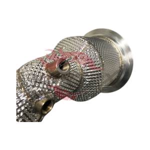 Collecteur d'échappement catalyseur haute performance Vortex à flux élevé avec bouclier thermique pour Porsche Macan S 3.0T 2020 avec OPF - Product Image 3