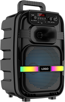 Haut-parleur Bluetooth portable ABS-8103 de 8 pouces avec éclairage RGB / TWS / Poignée – Nouveauté 2026, Vente Flash