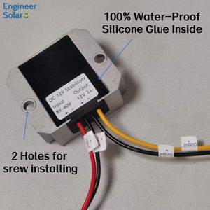 ตัวแปลง DC <span class=keywords><strong>24V</strong></span> ถึง<span class=keywords><strong>12V</strong></span> กันน้ำเอาต์พุต3A-20A ประสิทธิภาพ99% สำหรับยานยนต์และใช้ในบ้าน - Product Image 5