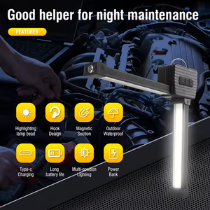 Phòng tập thể dục đèn nóng bán 1000 lumen XPE LED ánh sáng đa chức năng COB LED có thể gập lại nhôm ABS IPX4 sử dụng cho đặt ra - Product Image 4