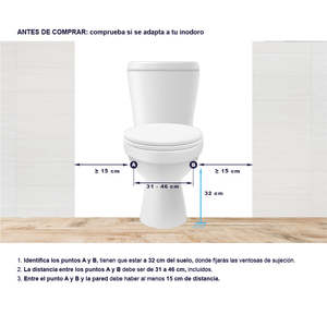 Barra de Apoyo para Inodoro, Barra de Agarre para Baño KMINA K30001 - Product Image 2