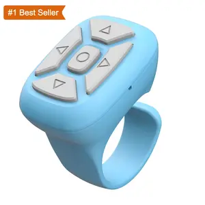 Jumon Bluetooth-Compatible Ring Shape Multi Function Mobile Phone Page Turner Wireless BT Tik Tok Remote Control