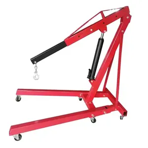 Hot Selling Wholesale Small Lifting Engine Hoist Crane Foldable 2 Ton Hydraulic Shop Crane