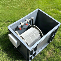 Filter Drum Putar Kecil 3m3/jam untuk Pemurni Air Kolam Koi
