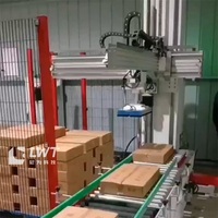 Palettiseur automatique pour les produits chimiques quotidiens Bouteille ou canettes en verre Palettiseur automatique à colonne unique