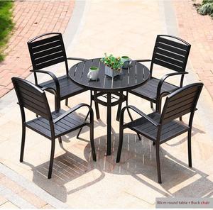 Tables et chaises de restaurant Youya toutes saisons, tailles personnalisées, 4 à 6 places, ensemble de <span class=keywords><strong>table</strong></span> basse d'extérieur en métal pour balcon - Product Image 2