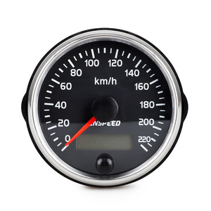Compteur de vitesse 12-24V avec affichage LED, capteur GPS universel pour la mise à niveau et la rénovation des voitures - Product Image 3