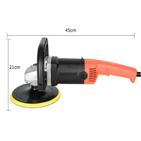 Polisseuse électrique industrielle à faible bruit 220V pour polissage humide/sec, idéale pour les surfaces de voitures et domestiques, directement de l'usine