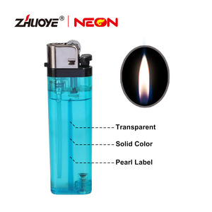 Encendedor Chino Personalizado de Plástico a Gas con Llama de Piedra para Cigarrillos, Encendedor Clásico Delgado - Product Image 3