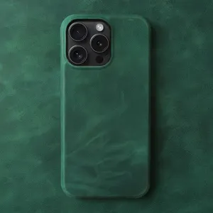 Funda de teléfono auténtica de piel de vaca auténtica al por mayor para iPhone 12 13 14 15 Pro Max Plus, funda para teléfono móvil