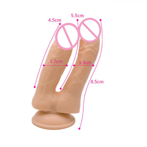 Dildo de Doble Cabeza Mivoo, Material de PVC Suave, 100% Impermeable, Ecológico, Sensación Realista, Masturbación con Pene Realista - Product Image 2