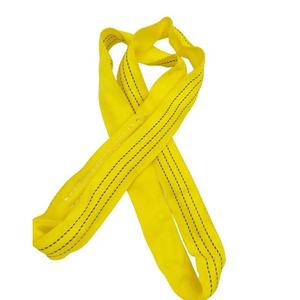 高品質3トンリフティング容量黄色ソフトラウンドポリエステルスリングエンドレスデザイン - Product Image 3