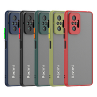 Coque de protection dure pour Xiaomi, étui de téléphone en TPU acrylique givré mat, pour Redmi note 10 Pro Max, prix pas cher